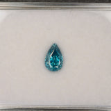 Natural Cambodian Blue Zircon Pear Shape 9.5x6.2x6.4mm 3.88ct Loose Gemstone