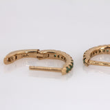 14K Gold Everyday Wear Huggies Hoop Earrings for Women and Girls
