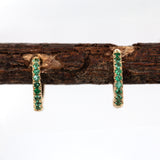 14K Gold Everyday Wear Huggies Hoop Earrings for Women and Girls