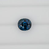 Natural Teal Sapphire Loose Gemstone – Rare Oval Cut Earth Mined Sapphire, 1.77ct 7x6mm