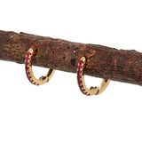 14K Gold Everyday Wear Huggies Hoop Earrings for Women and Girls