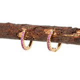 14K Gold Everyday Wear Huggies Hoop Earrings for Women and Girls