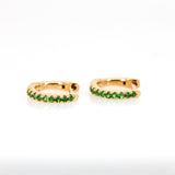14K Gold Everyday Wear Huggies Hoop Earrings for Women and Girls