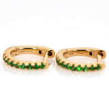 14K Gold Everyday Wear Huggies Hoop Earrings for Women and Girls