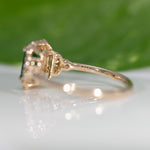 14K Yellow Gold Zambian Emerald Ring
