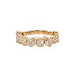 Freya 14K Yellow Gold Lab Grown Diamonds Band | Mixed Shapes