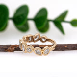 Freya 14K Yellow Gold Lab Grown Diamonds Band | Mixed Shapes