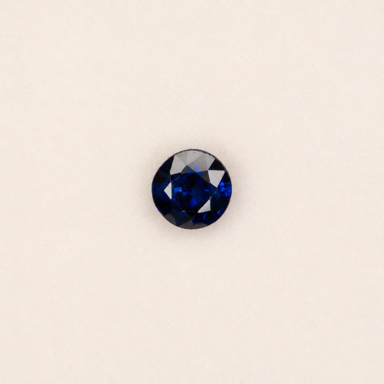 0.37 carat natural blue sapphire, oval 4.1x4.2mm loose gemstone