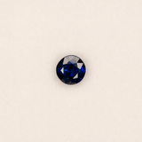 0.37 carat natural blue sapphire, oval 4.1x4.2mm loose gemstone