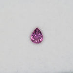 0.94 carat natural purple sapphire pear 7x5mm loose gemstone – view 5