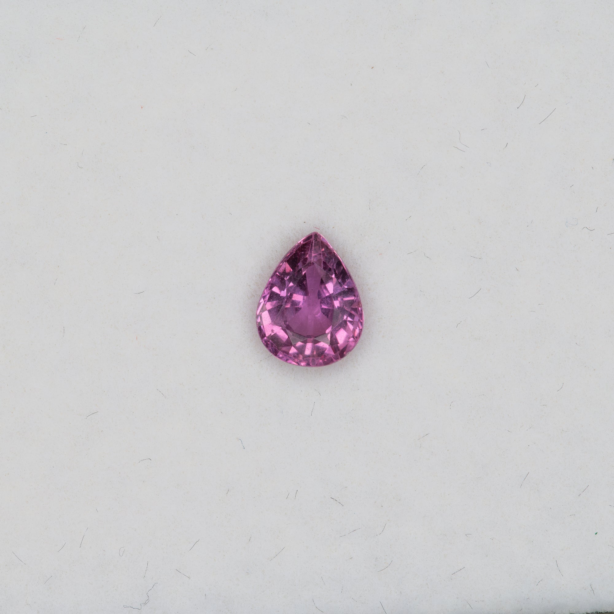 0.94 carat natural purple sapphire pear 7x5mm loose gemstone – view 5