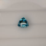 natural cambodian blue zircon oval loose gemstone