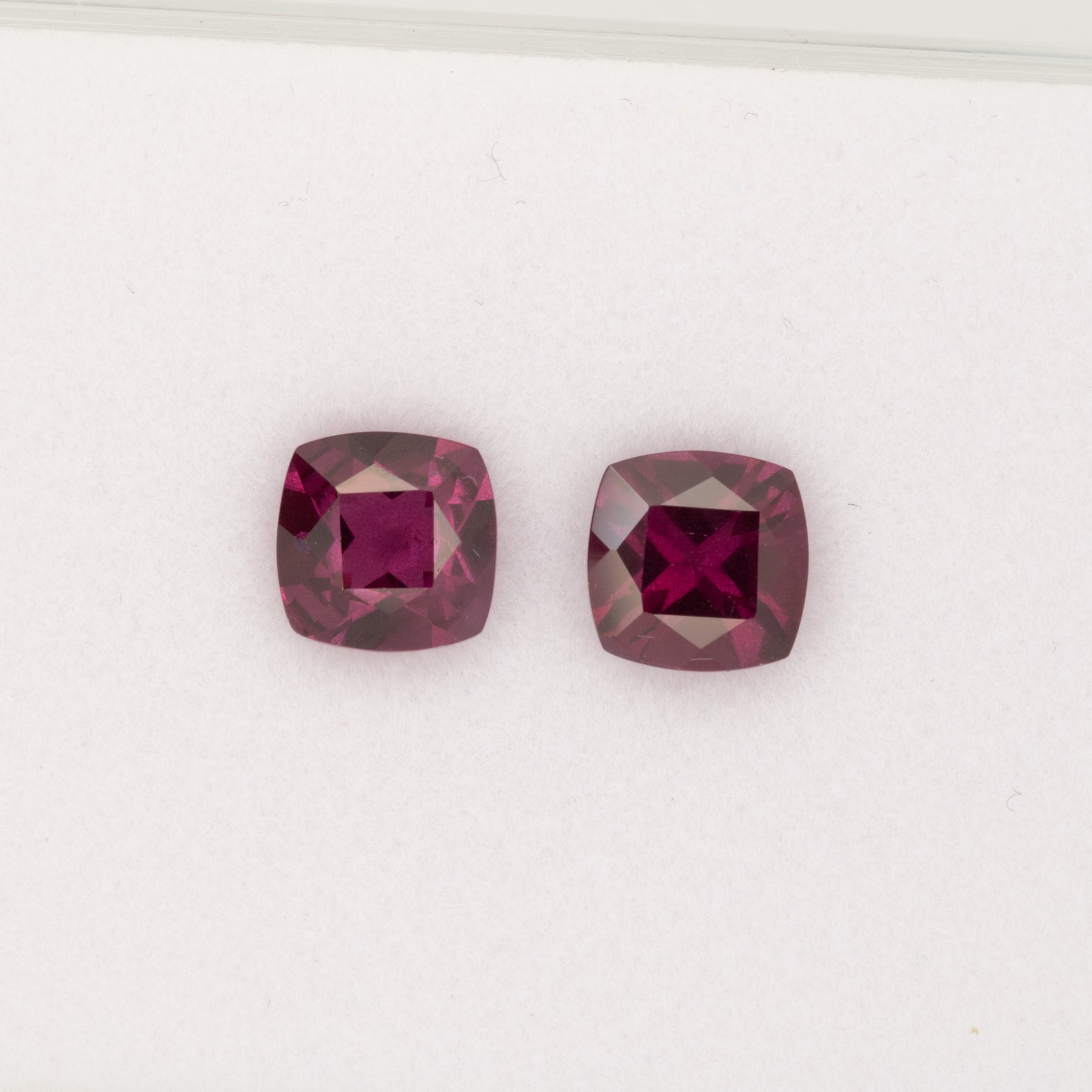 1.79ct Rhodolite Garnet cushion 7mm loose pink gemstone