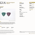 GIA report 6233977197 for 0.45 carat natural untreated color-change alexandrite
