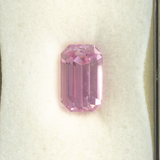 Natural Kunzite, Untreated 8.44ct Emerald Cut 14x8.8mm - Collector Quality Loose Gemstone