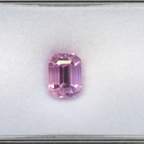 Natural Kunzite, Untreated 6.8ct Emerald Cut 11x8.4mm - Collector Quality Loose Gemstone
