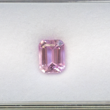 Natural Kunzite, Untreated 4.76ct Emerald Cut 10.8x8.4mm - Collector Quality Loose Gemstone