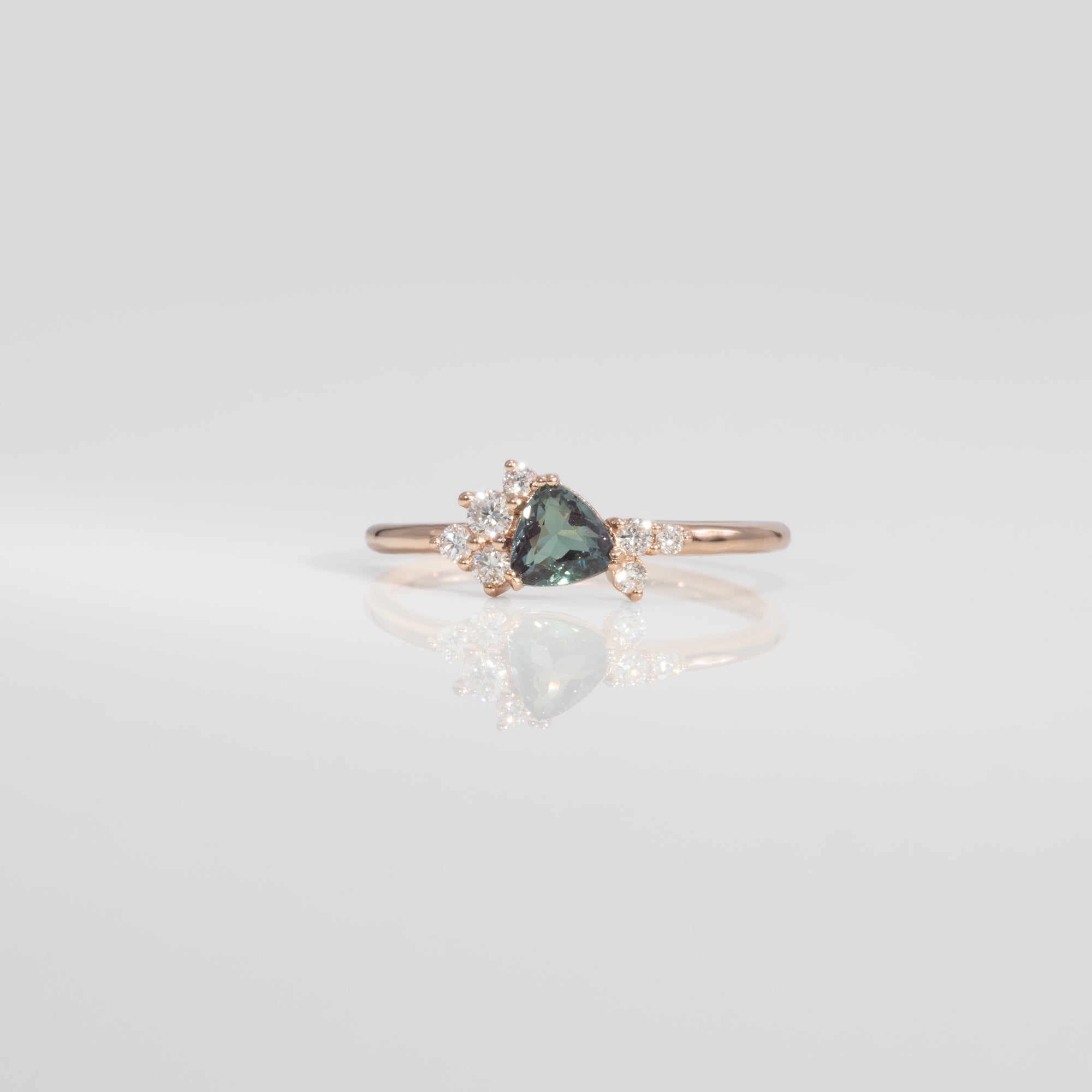 14K Rose Gold Alexandrite Ring