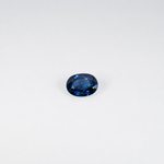 1.3 carat natural blue sapphire, oval 8x6mm loose gemstone