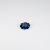 1.3 carat natural blue sapphire, oval 8x6mm loose gemstone