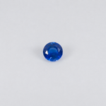0.46 carat natural blue sapphire, round 4.5mm loose gemstone