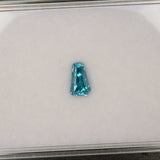 Natural Cambodian Blue Zircon Baguette Cut Shape 7.9x4.9x5.2mm 2.05ct Loose Gemstone