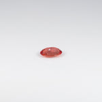 1.26 carat natural Ceylon padparadscha sapphire oval 7.6x6.3mm loose gemstone – view 4