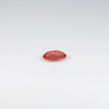 1.26 carat natural Ceylon padparadscha sapphire oval 7.6x6.3mm loose gemstone – view 4