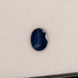 2.00 carat natural blue sapphire, oval 9x7mm loose gemstone