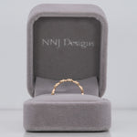 14K yellow gold diamond eternity band