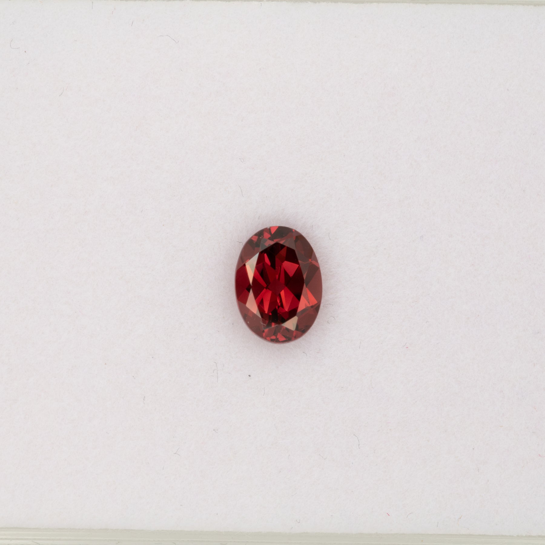 1.44ct Malay Garnet oval 7.5x5.5mm loose red gemstone