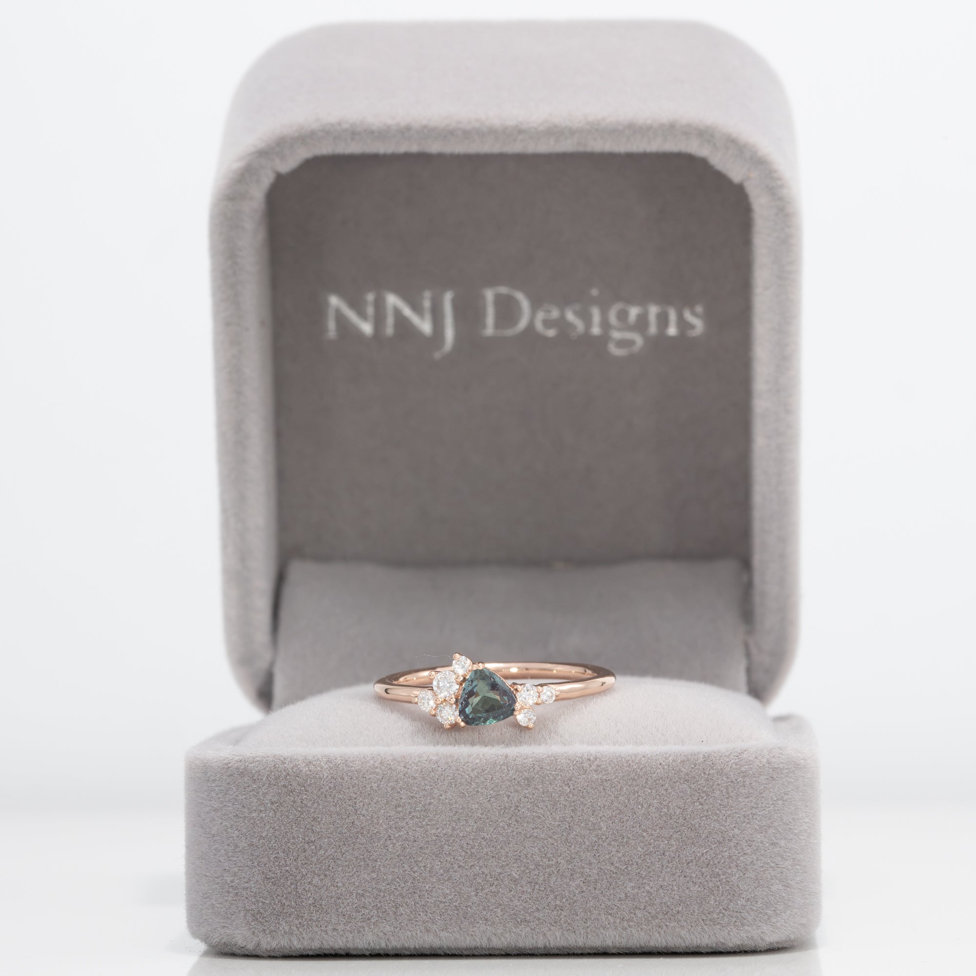 14K Rose Gold Alexandrite Ring