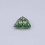 3.01 carat natural untreated demantoid garnet trillion, 8.66x8.43mm loose green gemstone – view 3