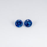 0.47 carat natural blue sapphire round 4.5mm loose gemstone – view 2