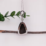 Trishu 14K White Gold 11.31cts Boulder Opal Diamond Pendant | Fancy Shape 22.5x15.5mm