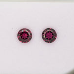 1.51ct Purple Garnet round 7mm loose purple gemstone
