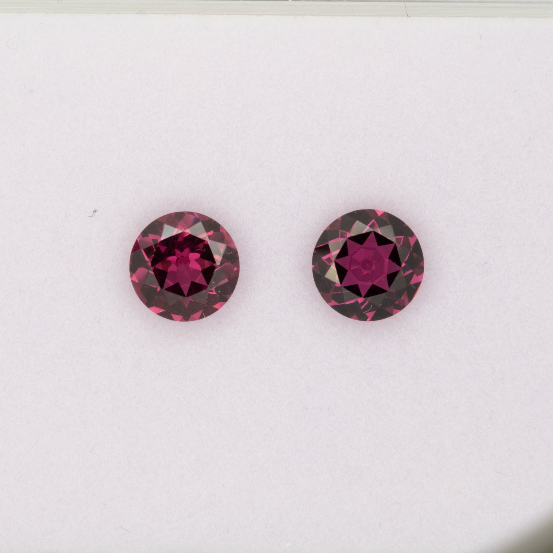 1.51ct Purple Garnet round 7mm loose purple gemstone