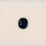 1.68 carat natural blue sapphire, oval 7.5x6.4mm loose gemstone
