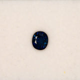 1.68 carat natural blue sapphire, oval 7.5x6.4mm loose gemstone