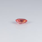 0.58 carat natural Ceylon padparadscha sapphire oval 6x4mm loose gemstone – view 3