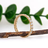 14K Yellow Gold Lab Grown Diamond Eternity Band