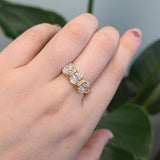 Maya 14K Yellow Gold Lab-Created Diamond Ring | Oval Shape 7x5mm