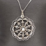 Ryna Platinum Diamond Pendant