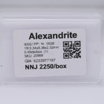 0.45 carat natural color-change alexandrite trillion, 5.34x5.36mm untreated loose gemstone – view 6