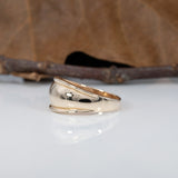 14K yellow gold diamond ring