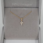 14K Yellow Gold Lab Grown Diamond Pendant