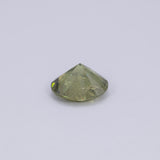 2.49 carat natural untreated demantoid garnet round, 8.65x8.59mm loose green gemstone – view 3