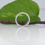 14K white gold men's lab grown diamond wedding band