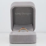 14K yellow gold imperial topaz ring