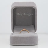 14K yellow gold imperial topaz ring